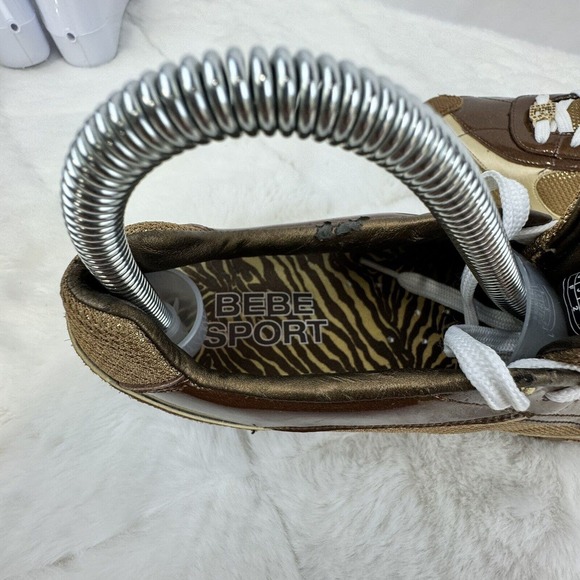 BEBE Sport Gym Women's Shoes Brown/Gold Size 8 - Picture 10 of 14